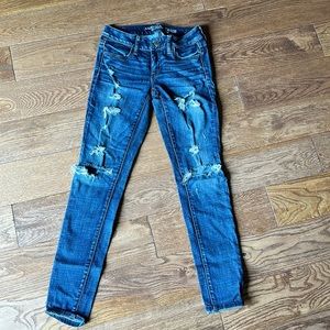 American eagle jegging superstretch size 2 condition like new
